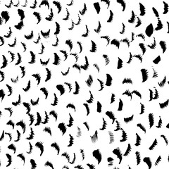 Obraz na płótnie Canvas Brush grunge pattern. White and black vector.