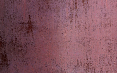 The red old painted metal