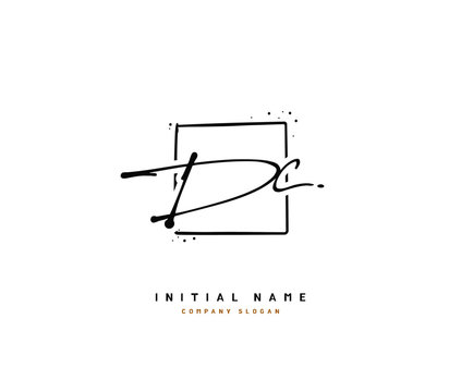 D C DC Beauty vector initial logo, handwriting logo of initial signature, wedding, fashion, jewerly, boutique, floral and botanical with creative template for any company or business.