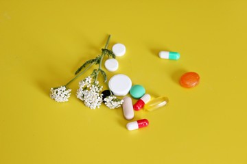 Pharmaceutical pills and vitamins