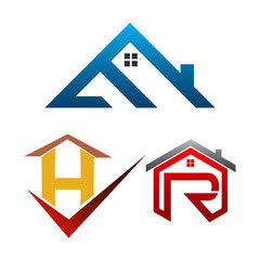 Real Estate Logo set. Building and Construction collection Logo Vector Design