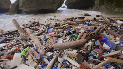 The worlds most polluted beach, Plastic marine debris.