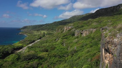 Christmas Island Australia from the air