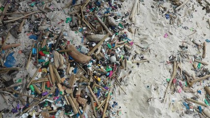 The worlds most polluted beach, Plastic marine debris.