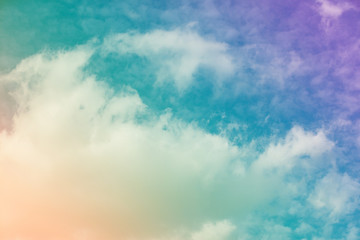 Obraz na płótnie Canvas Colorful sky and clouds.