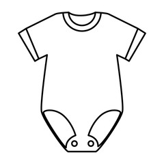 baby clothes fashion isolated icon