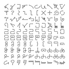 arrow bow icons vector set