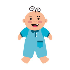 cute little baby boy character