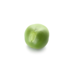 Tasty fresh pea on white background