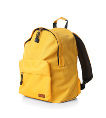 Fototapeta School backpack on white background obraz