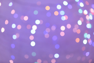 Blurred view of colorful lights