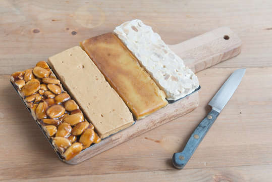 Turron typical dessert spain