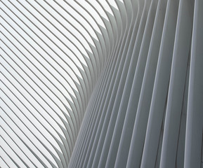Clean white abstract archetectural pattern