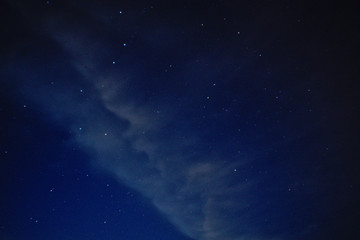 Fototapeta na wymiar Night Star Over Lake Texoma