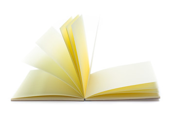 brown note book isolated