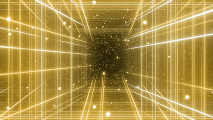 キラキラパーティクルとライン背景