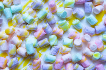 background of colorful candy