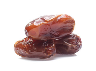 Dates isolated on white background