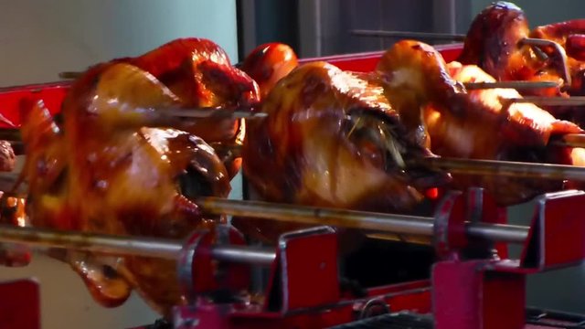 Philippine rotisserie for broiling chicken or "lechon manok."