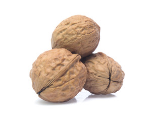 Walnut isolated on white background