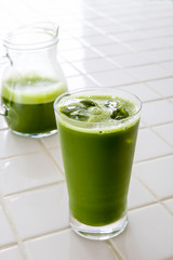 健康食品の野菜ジュース、青汁