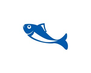 Fish icon illustration vector template design