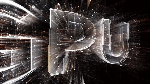 4k GPU Chip microprocessor Microchip Graphics card hardware word tag cloud,binary computer code.The Matrix style binary computer code shaped text design animation,changing from zero to one digits