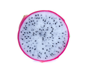 Dragon fruit isolated on white background