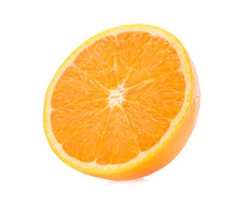 Orange fruit  isolated on white background