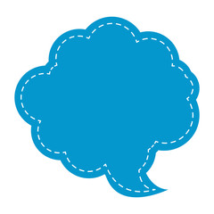 cute speech bubble message icon