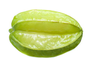 star fruit - carambola isolated on white background (starfruit)