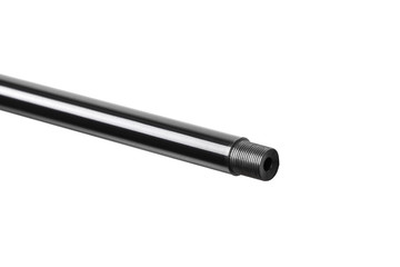 Modern carbine barrel isolate on white back