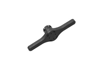 choke gun key isolated on white back