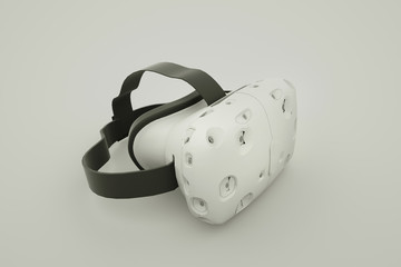 Virtual Reality Glasses. 3D Illustration.