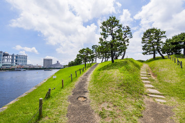 台場公園の風景