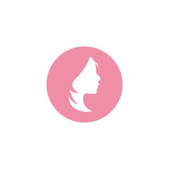 Woman graphic icon design template vector illustration