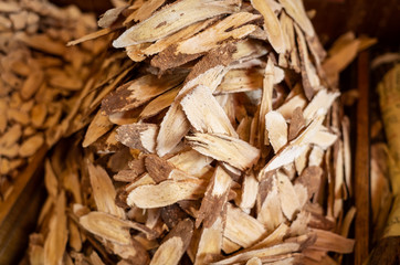 Naklejka premium group stacks of traditional Chinese medicine