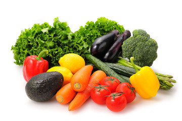 野菜　Vegetables on white background