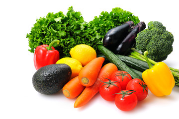 野菜　Vegetables on white background