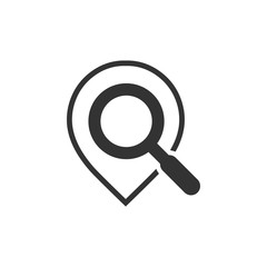 Pin map graphic icon design template vector illustration