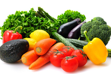 野菜　Vegetables on white background