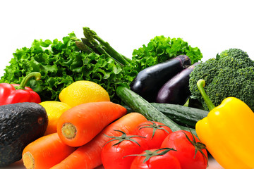 野菜　Vegetables on white background