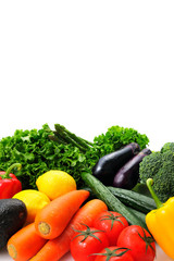 野菜　Vegetables on white background