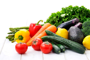 野菜　Vegetables on white background