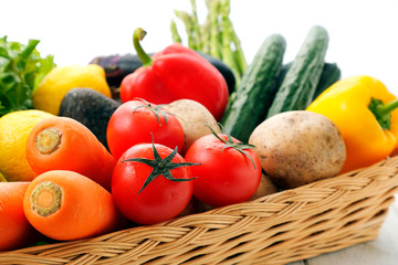 野菜　Vegetables on white background