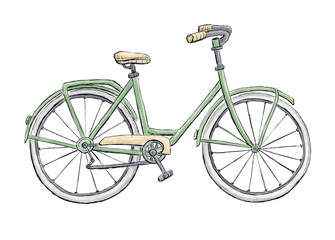 Illustration of bicycle