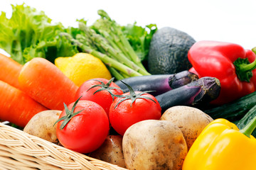 野菜　Vegetables on white background