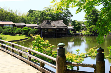 彦根城　名勝玄宮楽々園　玄宮園　名勝玄宮園