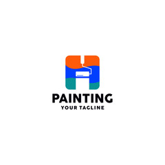 Fototapeta premium Painting Logo Vector