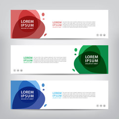 modern design, web banner template, vector illustration